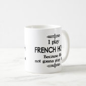 ホーフランスのン – 自遊体音楽おもしろいDeco コーヒーマグカップ (正面右)