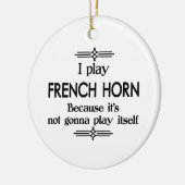 ホーフランスのン – 自遊体音楽おもしろいDeco セラミックオーナメント (左)