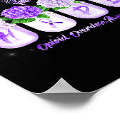 ホープあじさい花バタフライオピオイド過剰摂取Aw ポスター (角)