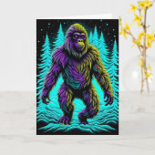 ホープあなたの誕生日は伝説的なビッグフットである カード (黄色い花)