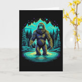 ホープあなたの誕生日は伝説的なビッグフットである カード (黄色い花)