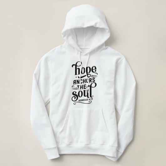 ホープいかりザソウルTシャツ パーカ (デザイン正面)