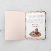 ホープおもしろいカラフルスあなたは猫のクリスマス シーズンカード (内部)