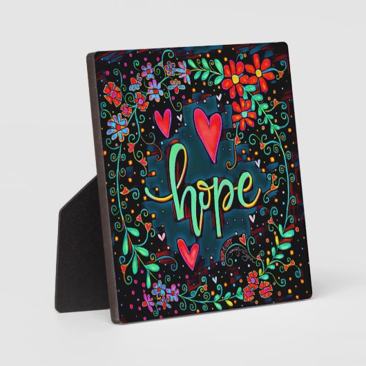 ホープかわいらしフローラ吸気用イーゼル フォトプラーク (正面)