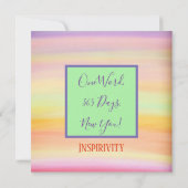 ホープかわいらしボホ勇気付けられる感動的 サンキューカード (裏面)