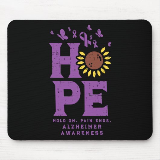 ホープが痛みを止めるヒマワリHeimerheimerheimawar マウスパッド (正面)