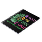 ホープが痛みを止めるメンタルヘルス認識度 ノートブック (左側)