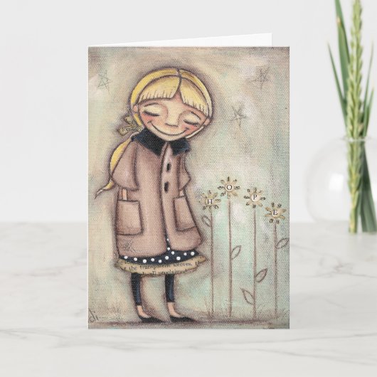 ホープささやき – グリーティングカード (正面)