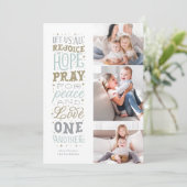 ホープで喜ぶ宗教的なクリスマスフォトカード シーズンカード (スタンド正面)