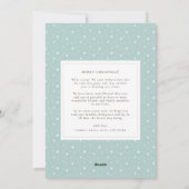 ホープで喜ぶ宗教的なクリスマスフォトカード シーズンカード (裏面)