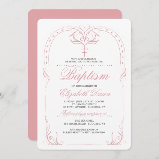 ホープとインスピレーション招待状 招待状 (正面/裏面)