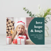 ホープとハグ | 曲線枠フォトグリーン シーズンカード (スタンド正面)