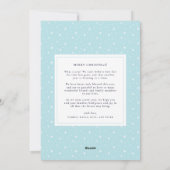 ホープに喜び – 宗教的クリスマスの写真カード シーズンカード (裏面)