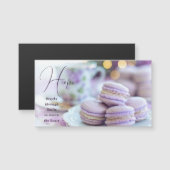 ホープのインスパイア引用文紫の写真磁石 (正面/裏面)