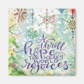 ホープのスリルかわいらしパステルクリスマス マグネット (正面)