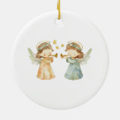 ホープのスリル出生シーンのクリスマスツリー セラミックオーナメント (裏面)