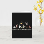 ホープのスリル疲れた世界の喜び誕生日Chris カード (黄色い花)