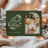 ホープのスリル緑の宗教的なアーチ写真 シーズンカード