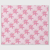 ホープのピンクリボン包装紙 ラッピングペーパー (フラット)