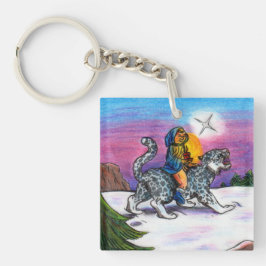 ホープのライトクリスマスペンシルファンタジーのアートワーク キーホルダー