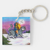 ホープのライトクリスマスペンシルファンタジーのアートワーク キーホルダー (裏面)