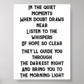 ホープの小感動的さな詩 ポスター (正面)