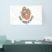 ホープの散らかりを心配するな 横断幕 (トレードショー)