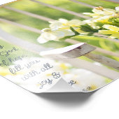 ホープの神引用文黄色い花写真 フォトプリント            (角)