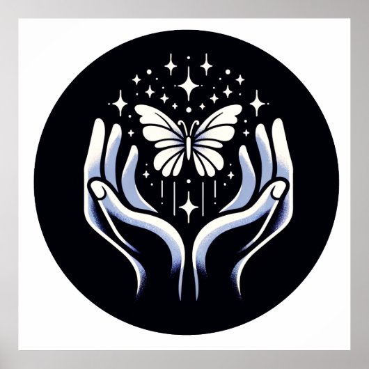 ホープの蝶の強さとレジリエンスのシンボル ポスター (正面)