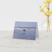 ホープの記憶グレート・ダン同情カード カード (黄色い花)