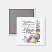 ホープの贈り物のメッセージ マグネット (正面/裏面)