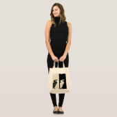 ホープの鳥_素晴らし鵜 トートバッグ (正面(モデル))