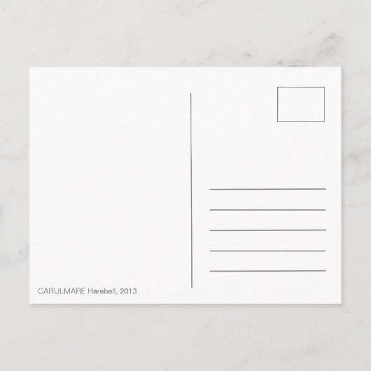 ホープはハーレベルCC0229のようだ ポストカード (裏面)