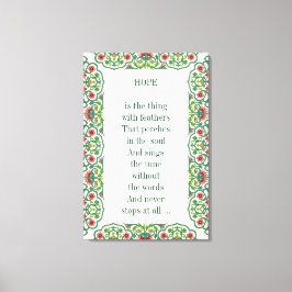 ホープは羽が立っている キャンバスプリント