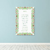 ホープは羽が立っている キャンバスプリント (インサイチュ (ウッドフロア))