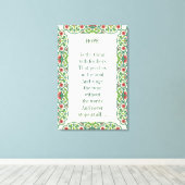 ホープは羽が立っている キャンバスプリント (インサイチュ (ウッドフロア))