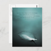 ホープは羽はがきが付いている ポストカード (正面/裏面)