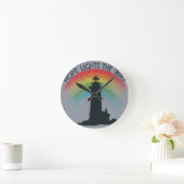 ホープは道の壁の時計を明ユニークるく照らす ラウンド壁時計 (ホーム)