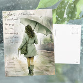 ホープもしは香りの水感動的色を持っていた シーズンポストカード