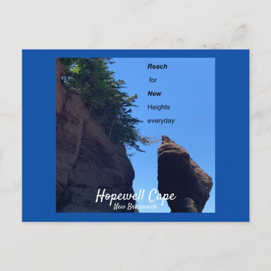 ホープウェルケープニューブランズウィックハガキ ポストカード (正面)