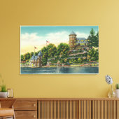 ホープウェル・ホールの外観 キャンバスプリント (インサイチュ (リビング))