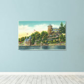 ホープウェル・ホールの外観 キャンバスプリント (インサイチュ (ウッドフロア))