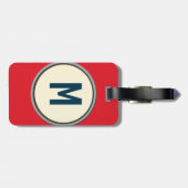 ホープスタイルのリンカーン肖像 ラゲッジタグ (裏面横)