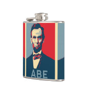 ホープスタイルリンカーンポートレート フラスク (左)