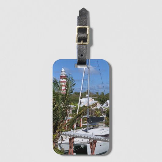 ホープタウンライトハウスラゲッジタグ ラゲッジタグ (正面縦)