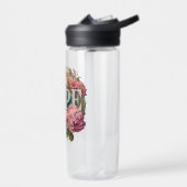 ホープフローラタイポグラフィと鳥植物学 ウォーターボトル (左面)