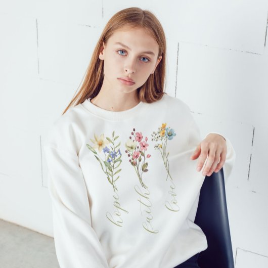 ホープミニマルスフェイスラブフローラTシャツ Tシャツ