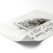 ホープモダンスのポスターのワクワク色の水 ポスター (角)