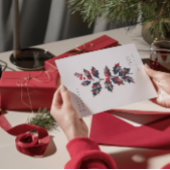 ホープモダンポスターホリーベリークリスマス企業の 招待状