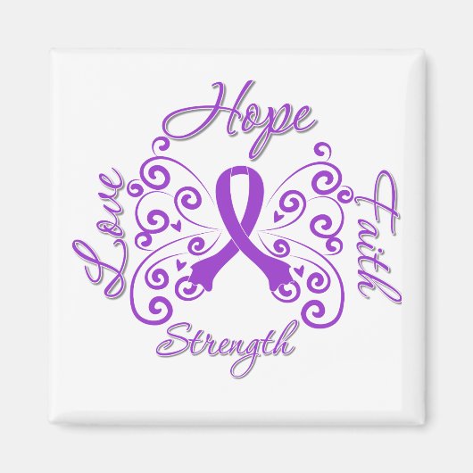 ホープ信仰愛強線維筋痛 マグネット (正面)